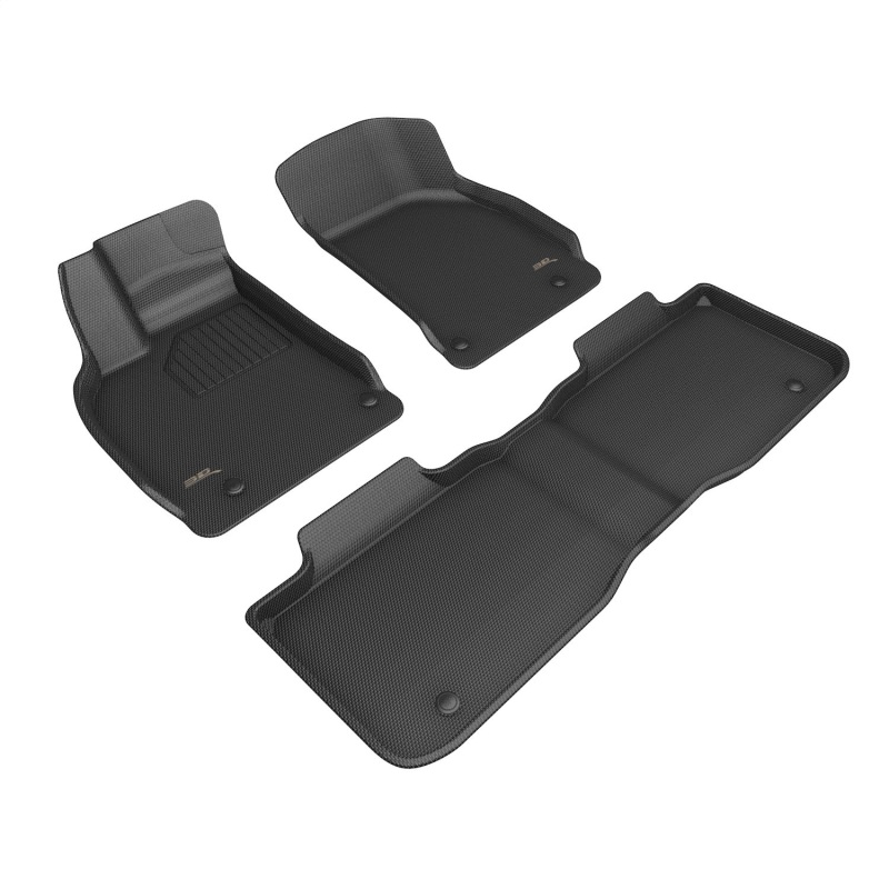 Lucid Air Floor Mats - 3D MAXpider - Kagu - Black - `25-`26